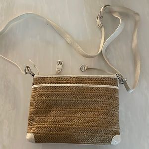 brighton brooklyn straw crossbody